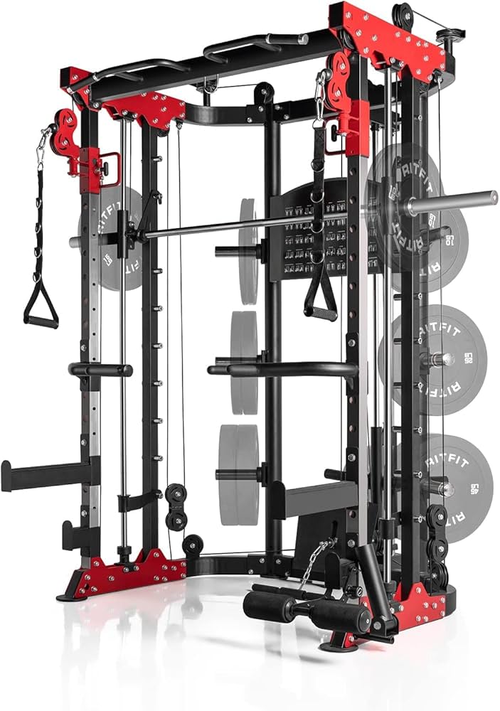 Amazon | RITFIT マルチ機能パワーゲージ スミスマシン トレーニング