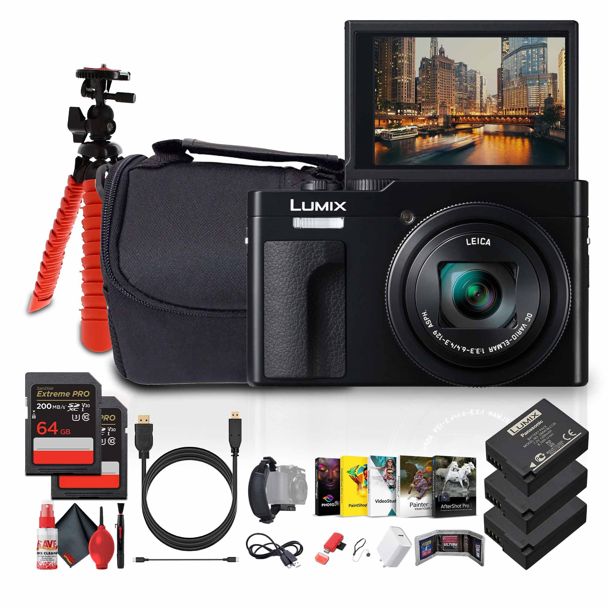 Amazon.com : Panasonic ZS99 Point and Shoot Compact Travel Digital