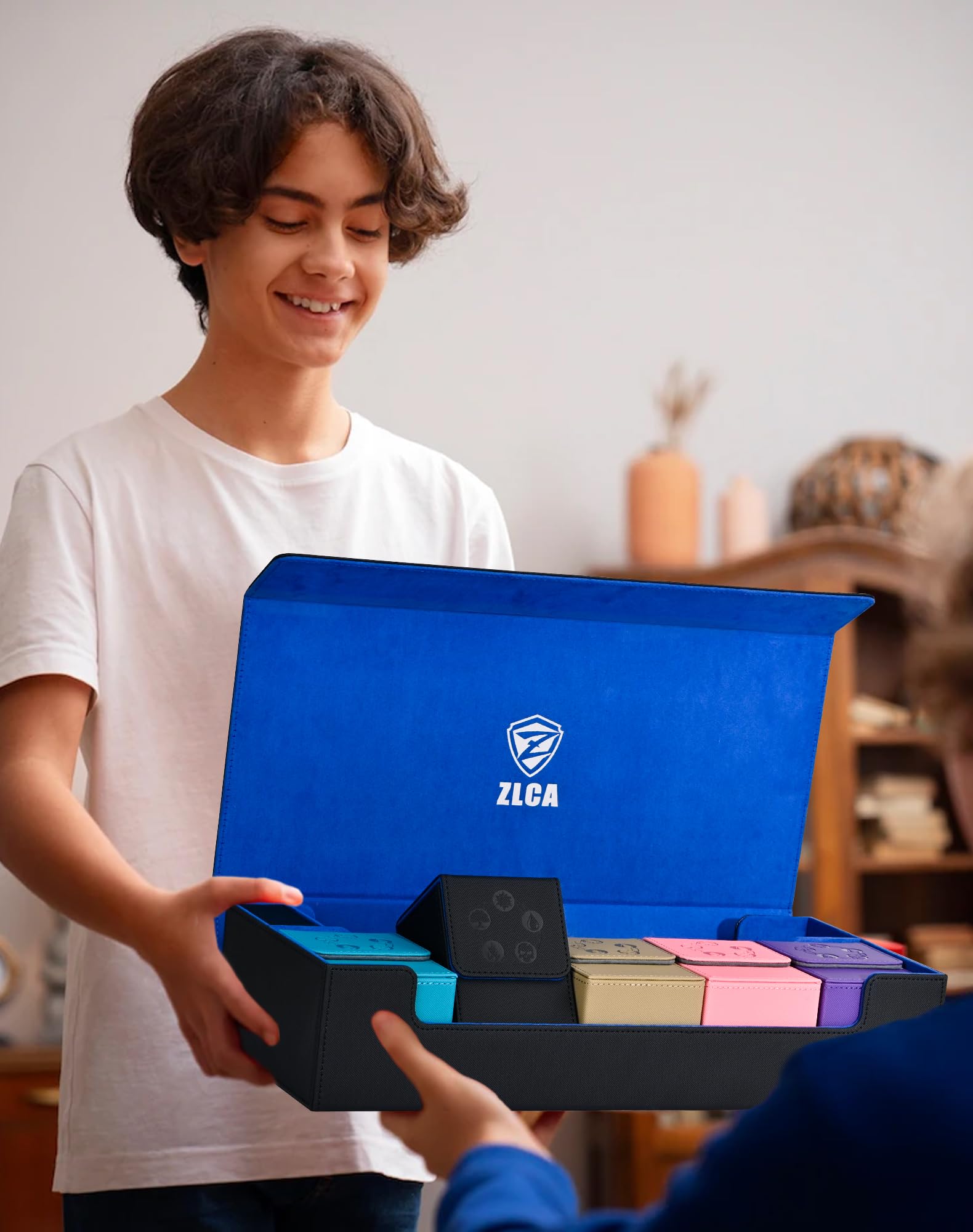 Amazon.co.jp: ZLCA (ズルカ) カードデッキボックス 6イン1 MTGプレイ