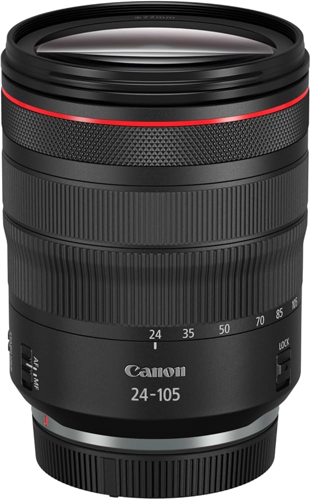 Canon RF 24-105 mm F/4 l is USM Lens- Black : Amazon.in: Electronics