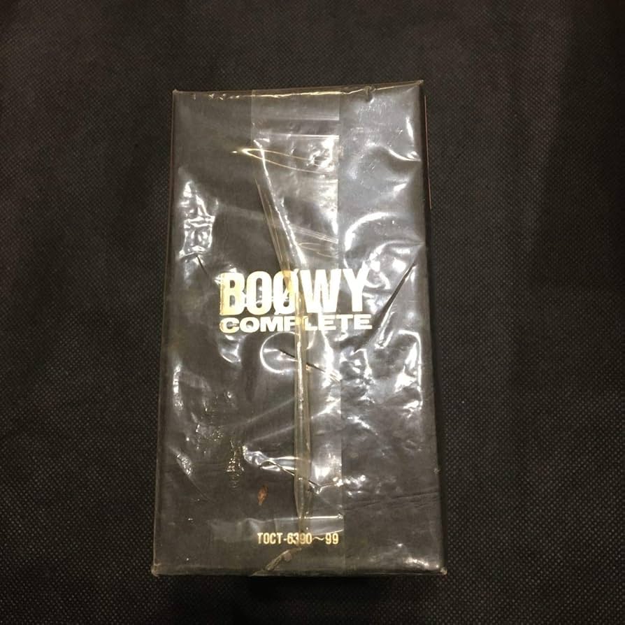 Amazon.co.jp: BOOWY COMPLETE 10枚組CD 黒バージョン 黒BOX BOOWY