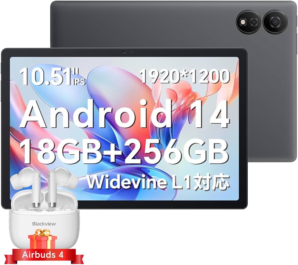 Amazon | Android 14 タブレット PAD80 WIFI OSCAL タブレット 10.51