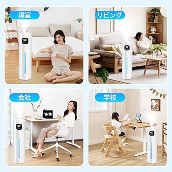 Amazon.co.jp: 加湿器 大容量 10L 【48時間連続加湿 3段階ミスト 自動