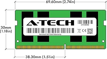 A-Tech 32GB (2x16GB) DDR4 2133 MHz SODIMM PC4-17000 (PC4-2133P