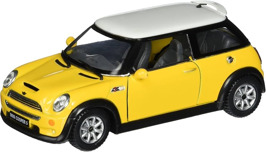 Amazon.com: KiNSMART Mini Cooper S 5inch 1:28 Scale Die Cast Metal