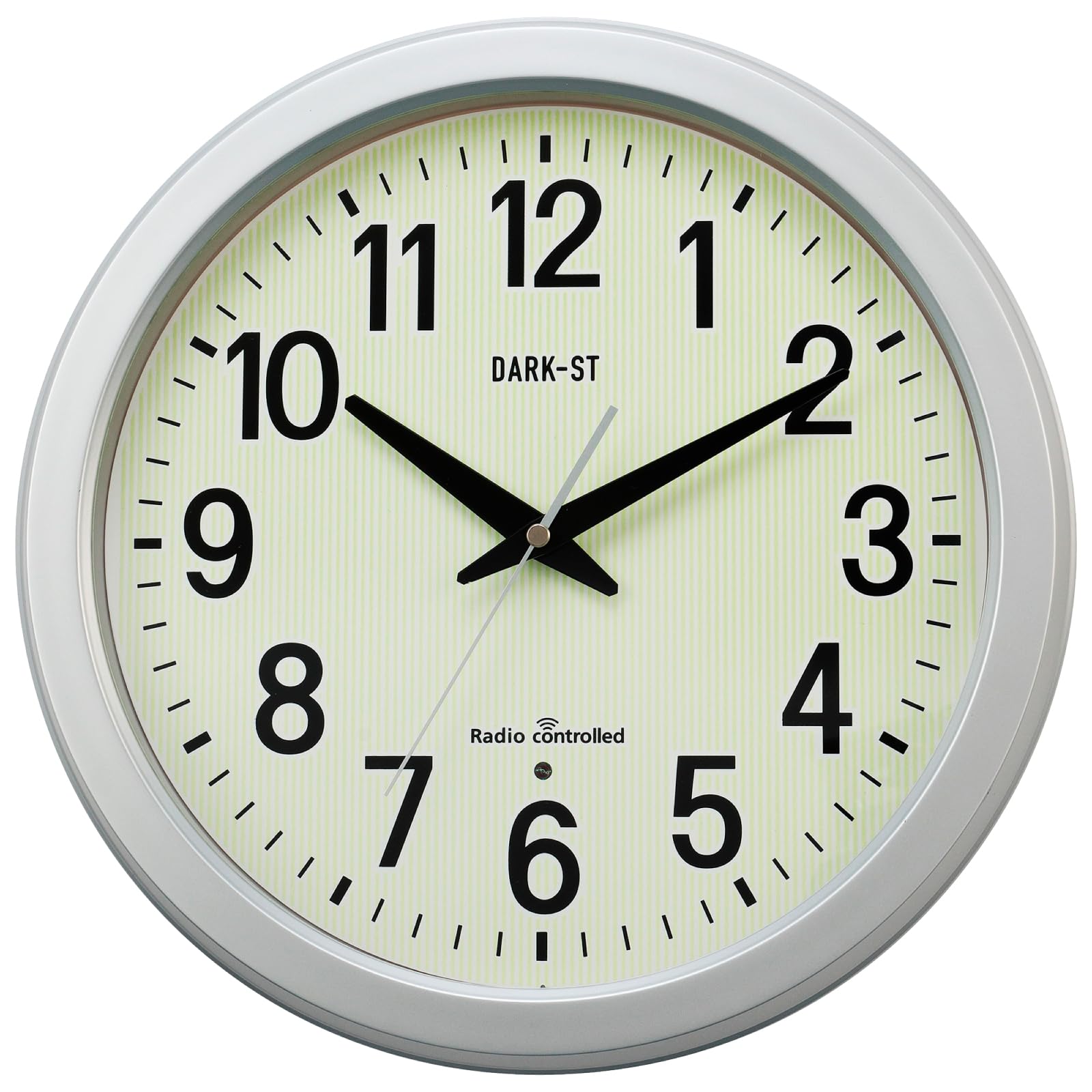 Amazon.co.jp: キングジム KINGJIM 電波掛時計 ダクストII 全面蓄光 暗