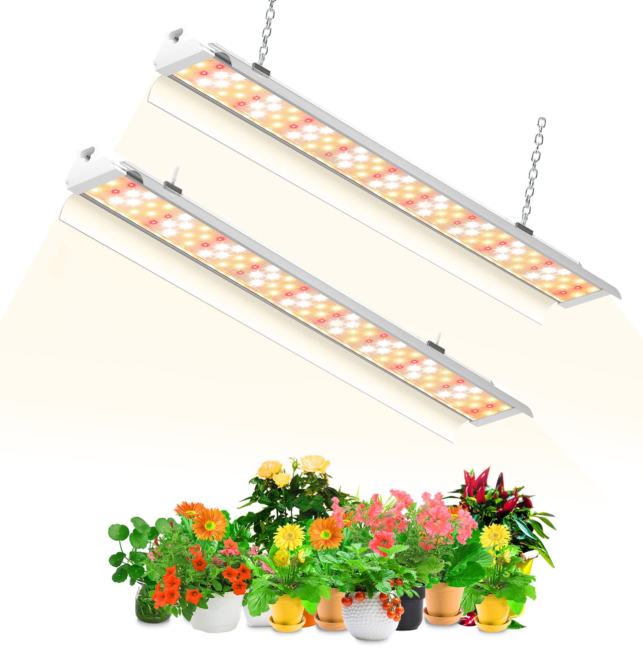 Amazon.com : SZHLUX Grow Light 4FT 140W (2×70W, 800W Equivalent