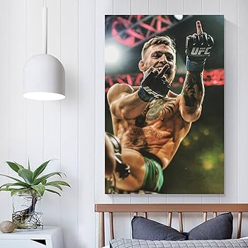 Amazon.co.jp: Conor Mcgregorコナー・マクレガー 中指ポスター アート