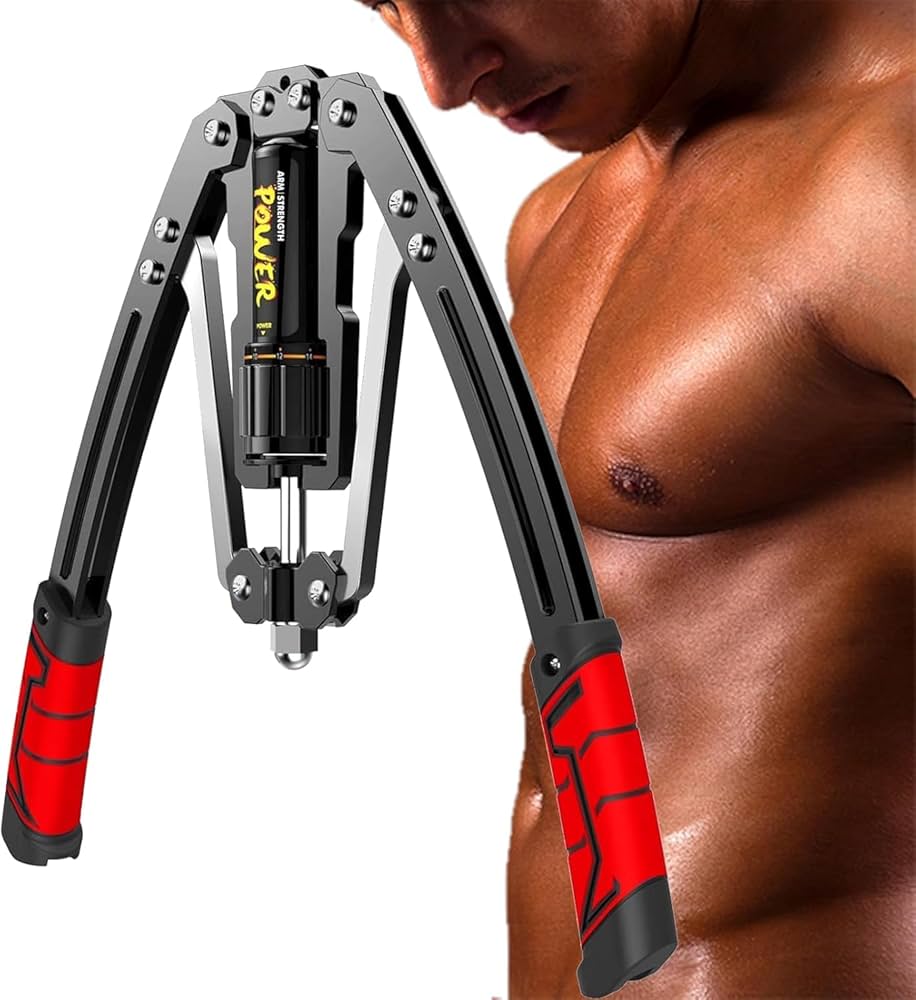 Amazon.co.jp: アームバー 筋トレグッズ 油圧式 エキスパンダー 大胸筋