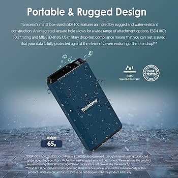 Amazon.com: Transcend ESD410 4TB External SSD, Up to 2000MB/s