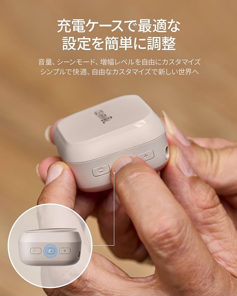 Amazon.co.jp: Cearvol 集音器 高齢者向け ケースコントロール ノイズ