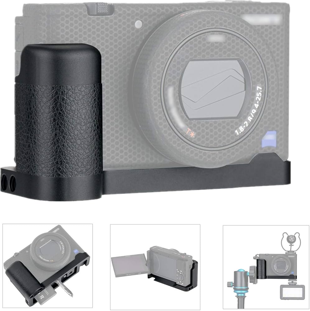 Amazon | JJC 金属 ハンドグリップ バッテリーグリップ Sony VLOGCAM