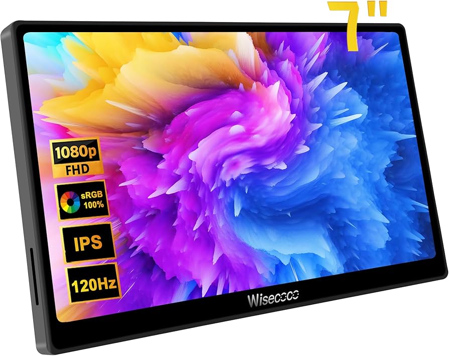 Amazon.com: wisecoco 7 inch Portable Monitor Touchscreen IPS 1080P