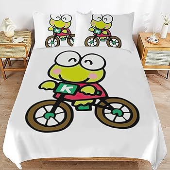 Amazon｜けろけろけろっぴ ベッド3点セット 布団カバー シングル 3点