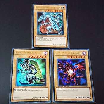 Amazon.co.jp: 遊 戯 王 青眼の白龍 真紅眼の黒竜 ブラックマジシャン