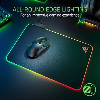 Razer Mouse pad Firefly rígido V2 RGB para jogos: iluminação
