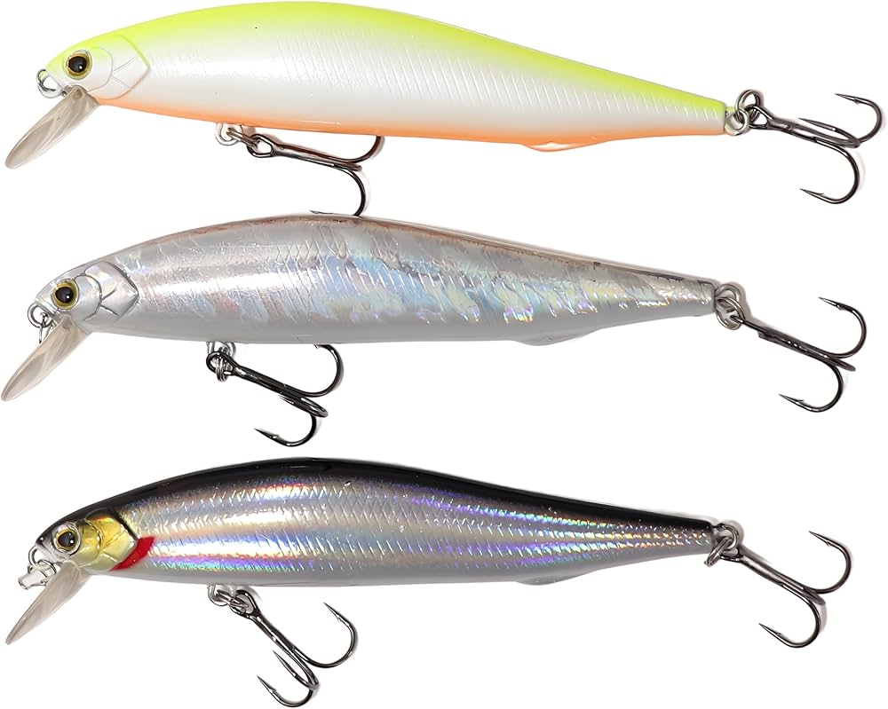 Amazon.co.jp: [Marine's Factory] シンキングミノー 国産フック換装済