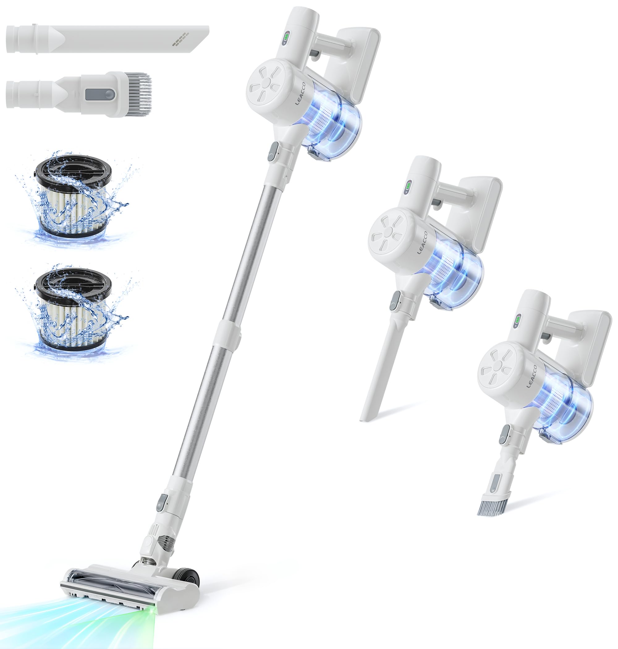 Amazon.co.jp: 掃除機 コードレス 42000pa LEACCO コードレス掃除機