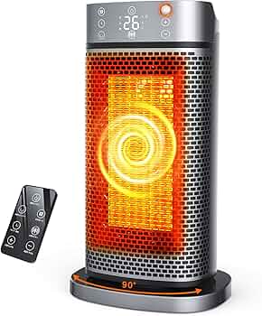 Amazon | セラミックファンヒーター 【2025冬新登場・1秒速暖・AI自動