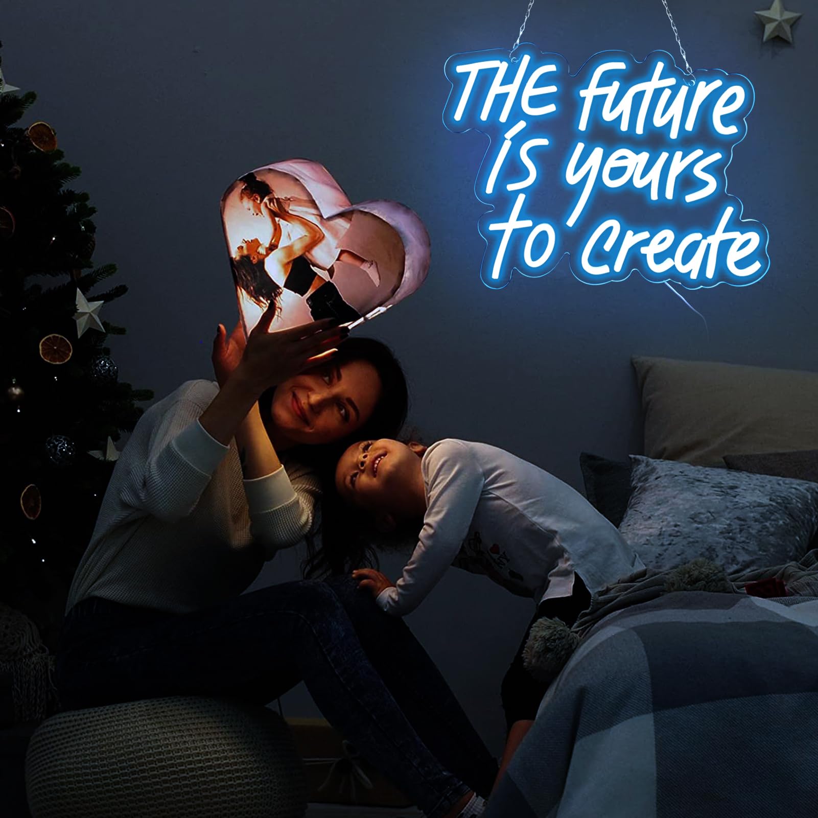 WonderfulLife The Future is Yours to Create Neon Sign for Wall