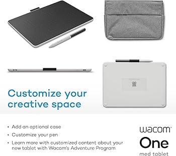 Amazon.com: Wacom One Bluetooth Drawing Tablet Medium 9.9