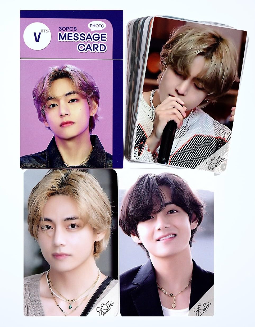 Amazon.co.jp: V テテ グッズ フォトメッセージカード （ブックマーク