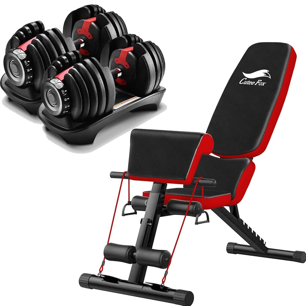 FIGHTING トレーニングベンチとウエイトセット 大阪引き取り限定