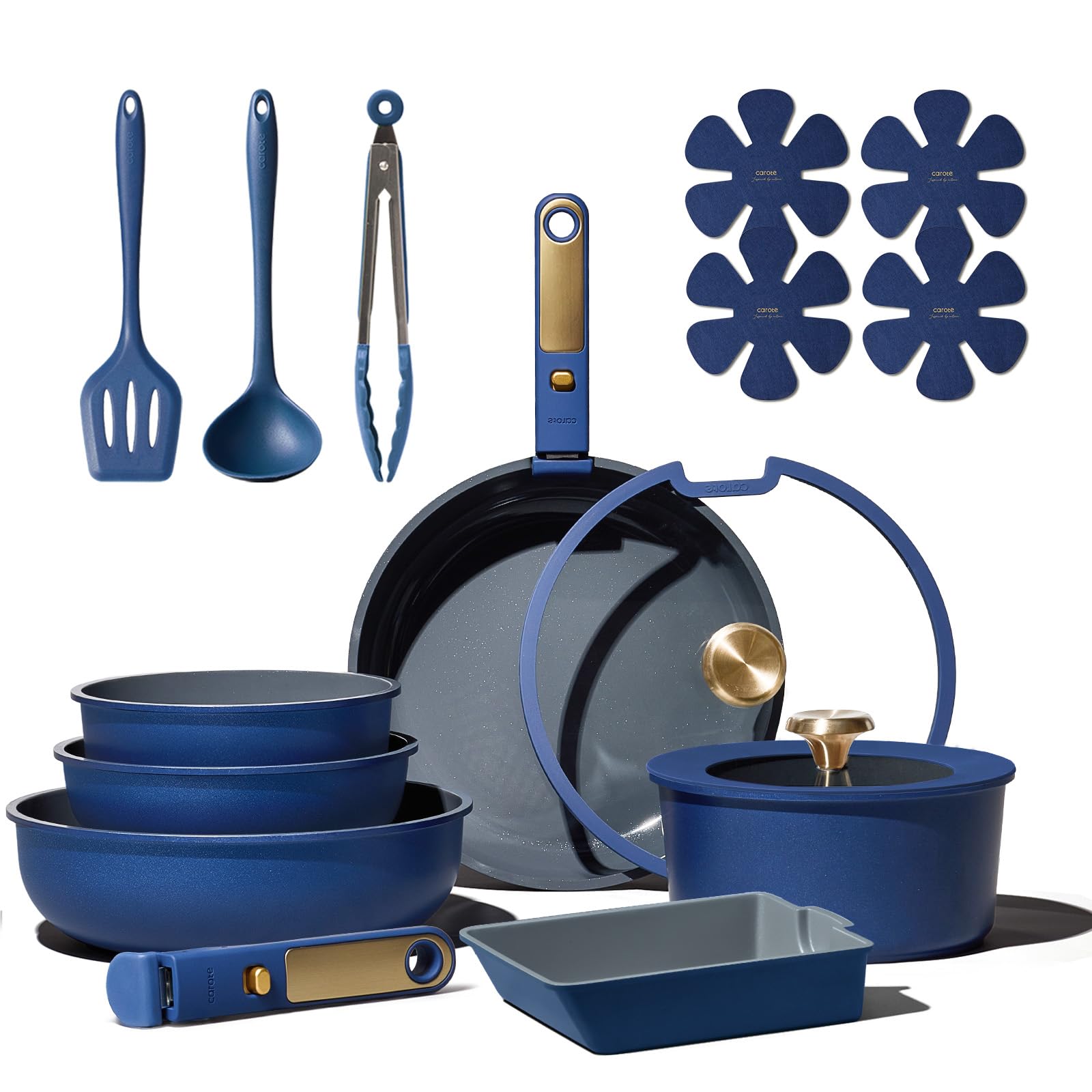 Amazon.co.jp: CAROTE カローテ フライパン セット 17点 フッ素不使用