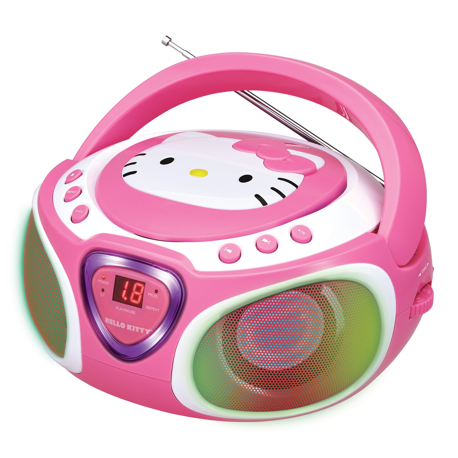Amazon.co.jp: Hello Kitty CD Boombox with AM/FM Radio and LED