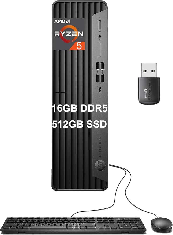 Amazon.com: HP Elite SFF 805 G9 Business Desktop PC (16GB DDR5 RAM
