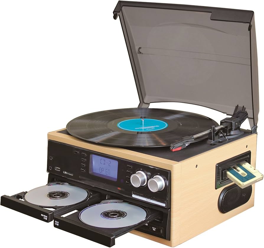 Amazon | CDコピー機能搭載マルチレコードプレーヤー レコード