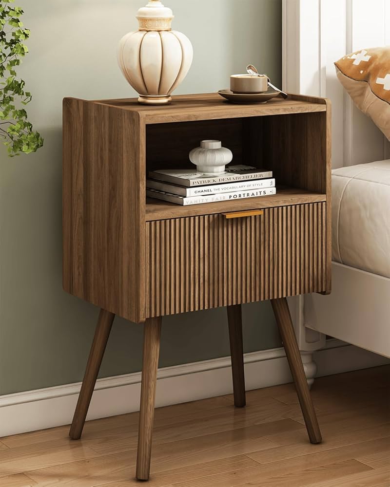Amazon.com: JOONEE Nightstand,Modern Bedside Table with Storage