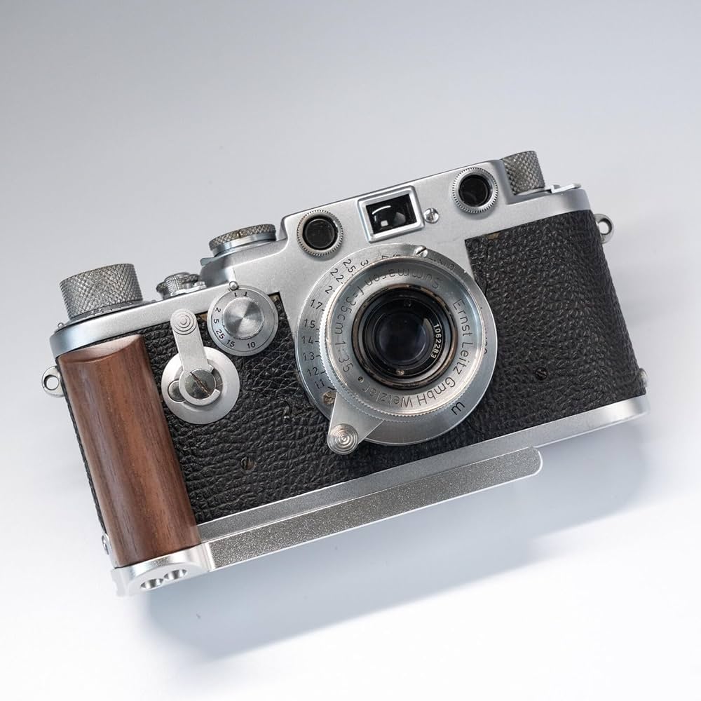 Amazon | ウッド L ハンドグリップ ホルダー Fr ライカ IIIF IIIG 3f