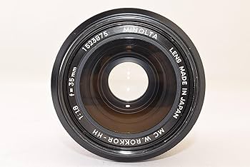 Amazon.co.jp: MINOLTA ミノルタ MC W.ROKKOR-HH 35mm F1.8 : 家電＆カメラ