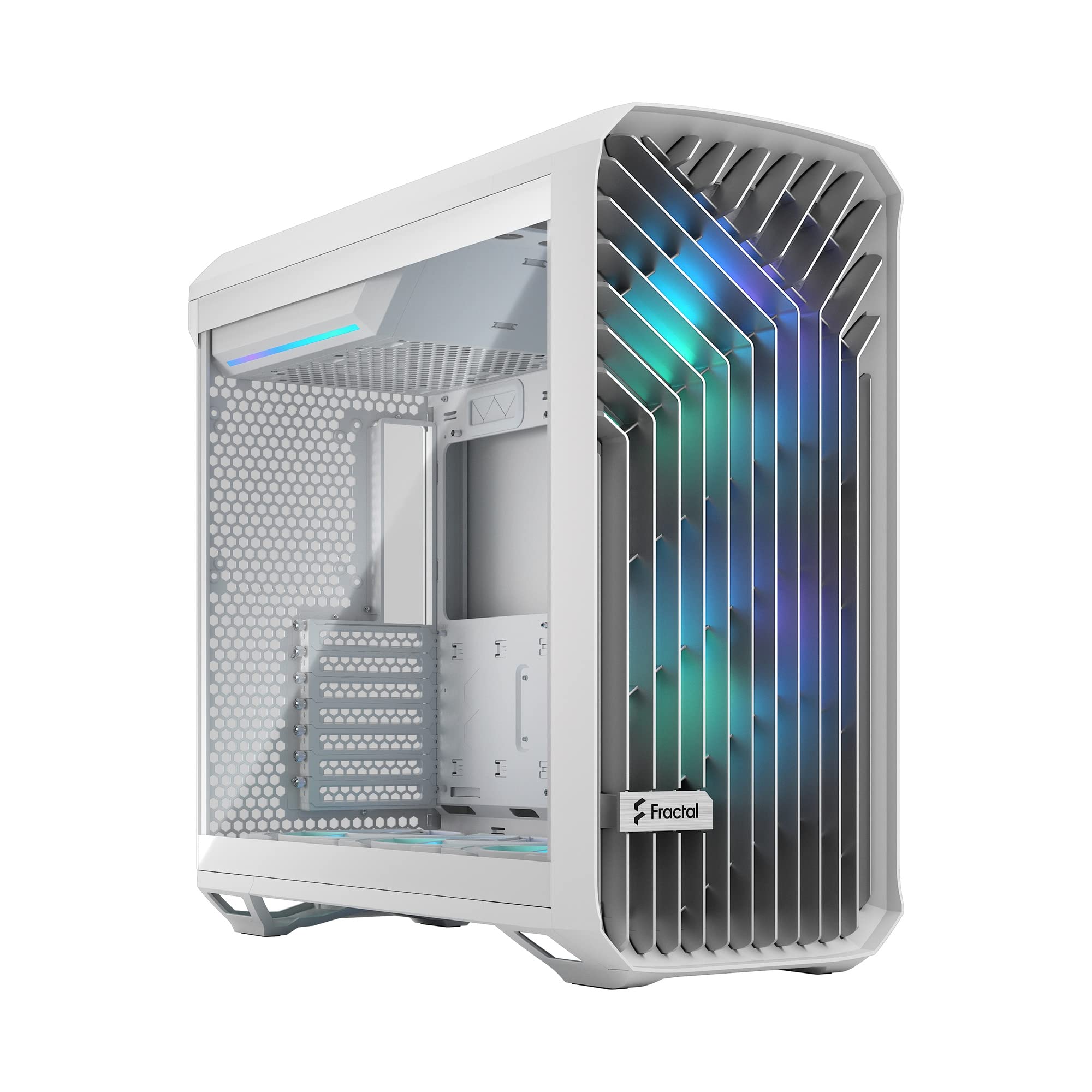 Amazon | Fractal Design Torrent White RGB TG Clear Tint 冷却性重視
