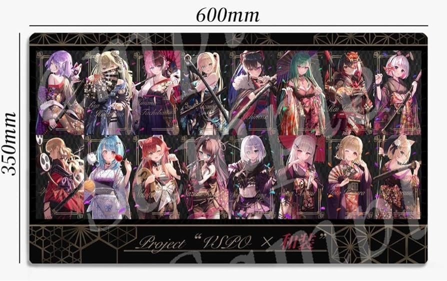 Amazon.co.jp: ぶいすぽっ ラバーマット プレイマット ぶいすぽ VGGC