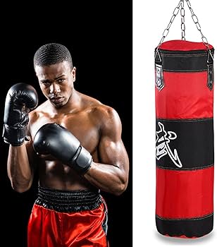 Amazon.co.jp: サンドバッグ、空のサンドバッグボクシングハンギング