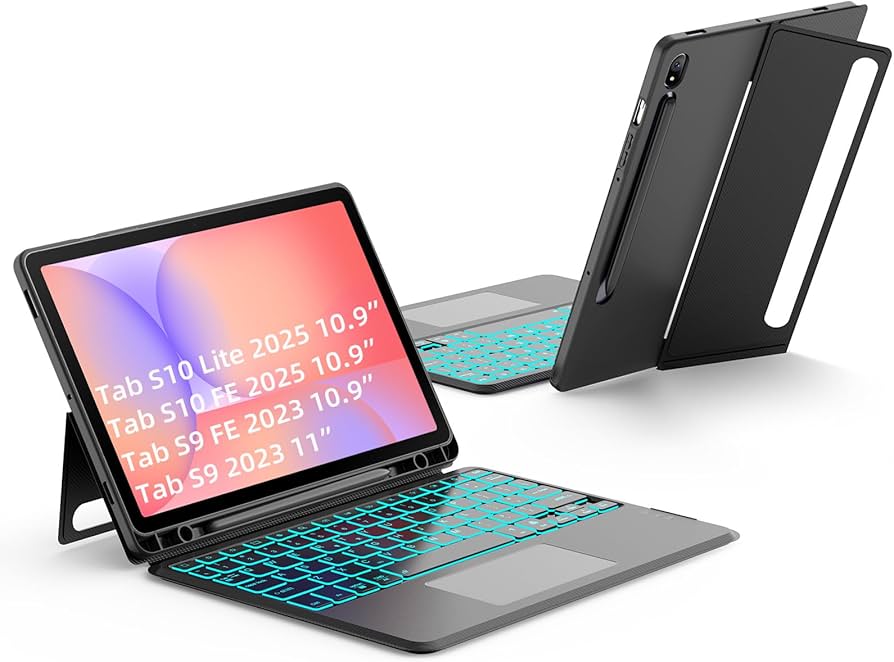 Amazon.com: JUQITECH Trackpad Keyboard Case for Samsung Galaxy Tab