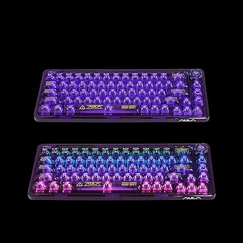 Amazon | OUSEITECH F68 透明ゲーミングキーボード メカニカル