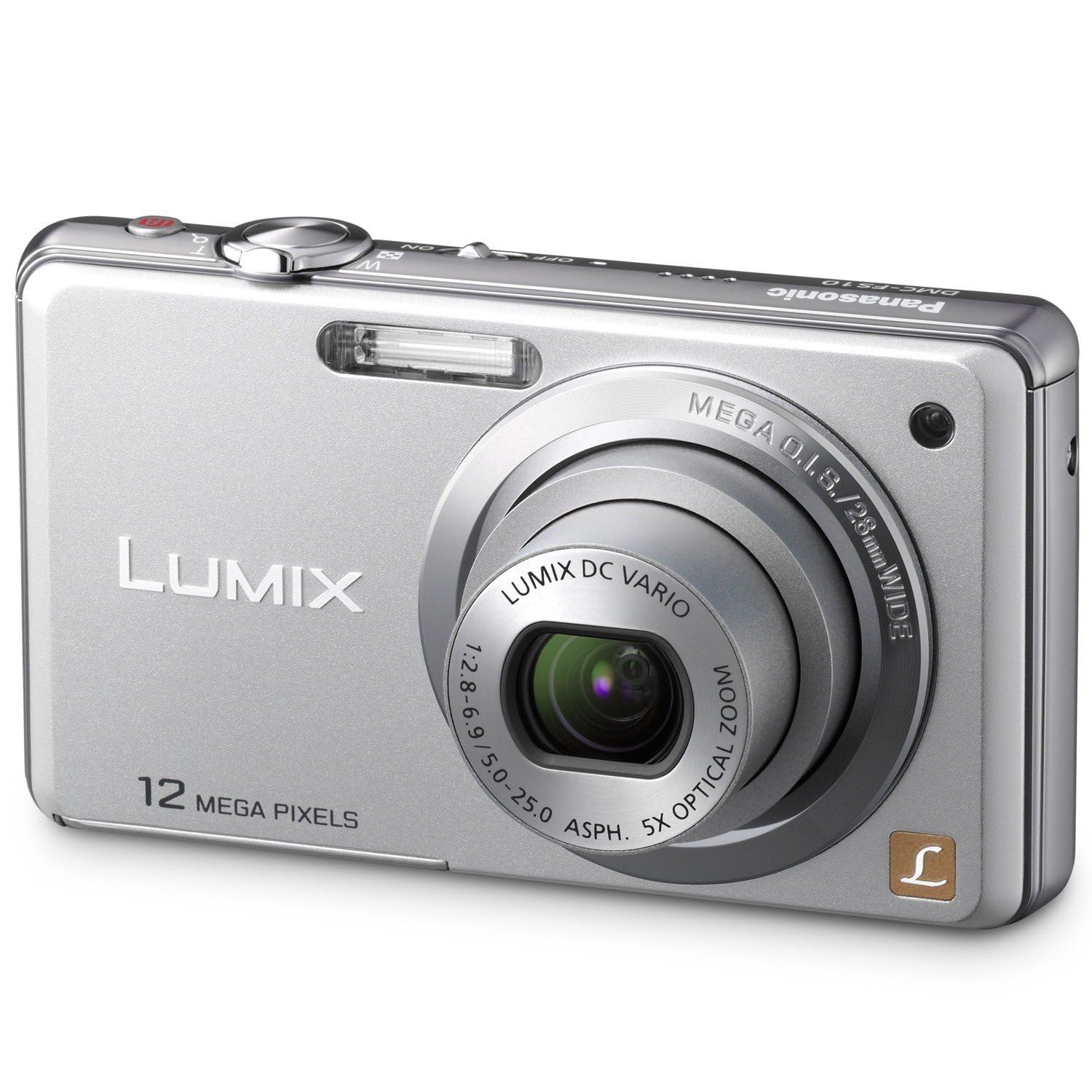Panasonic LUMIX DMC-FS10 Digital Camera Silver 12 Megapixels 5x
