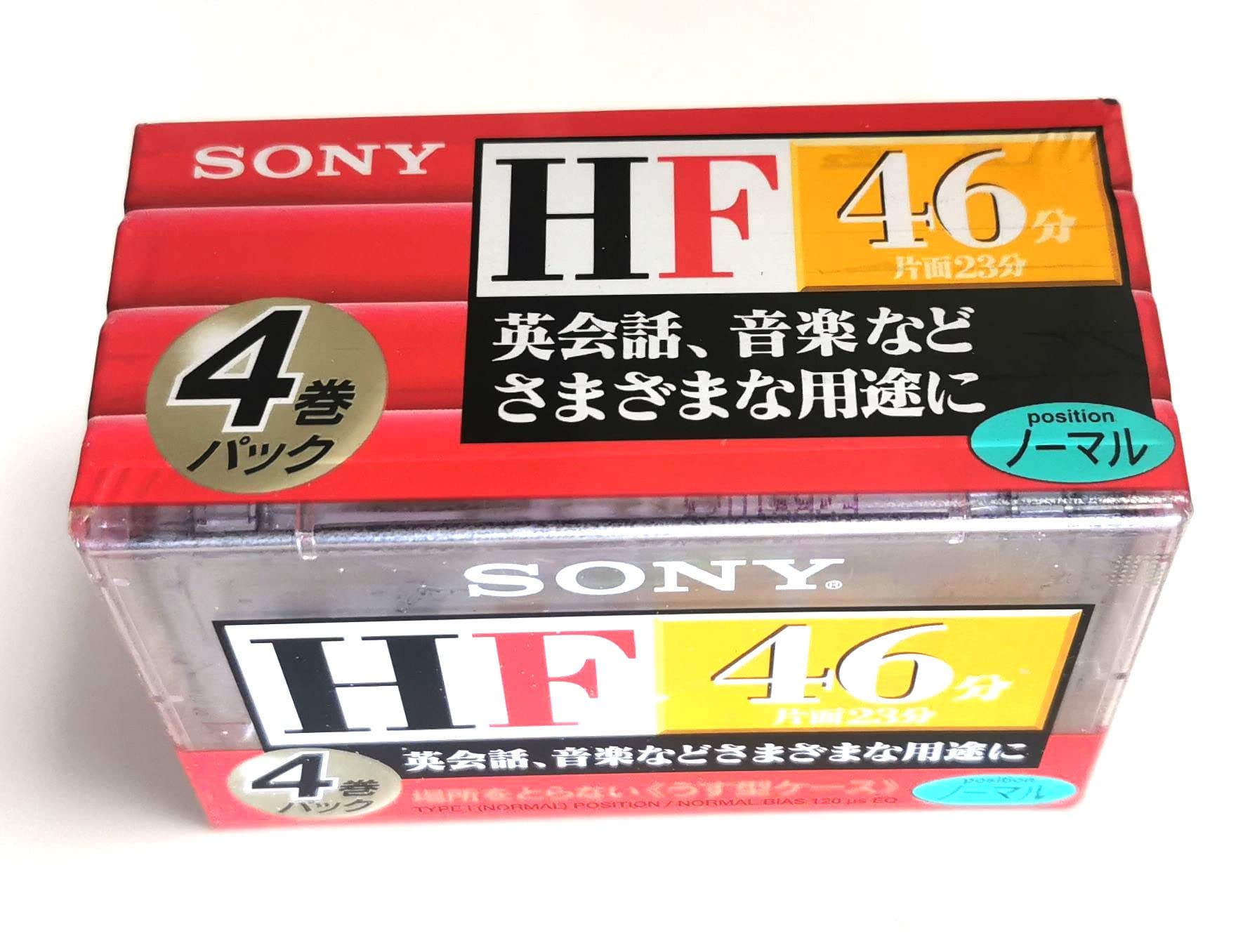 Amazon | SONY 音楽用 カセットテープ HF 46分 4本パック 4C-46HFA