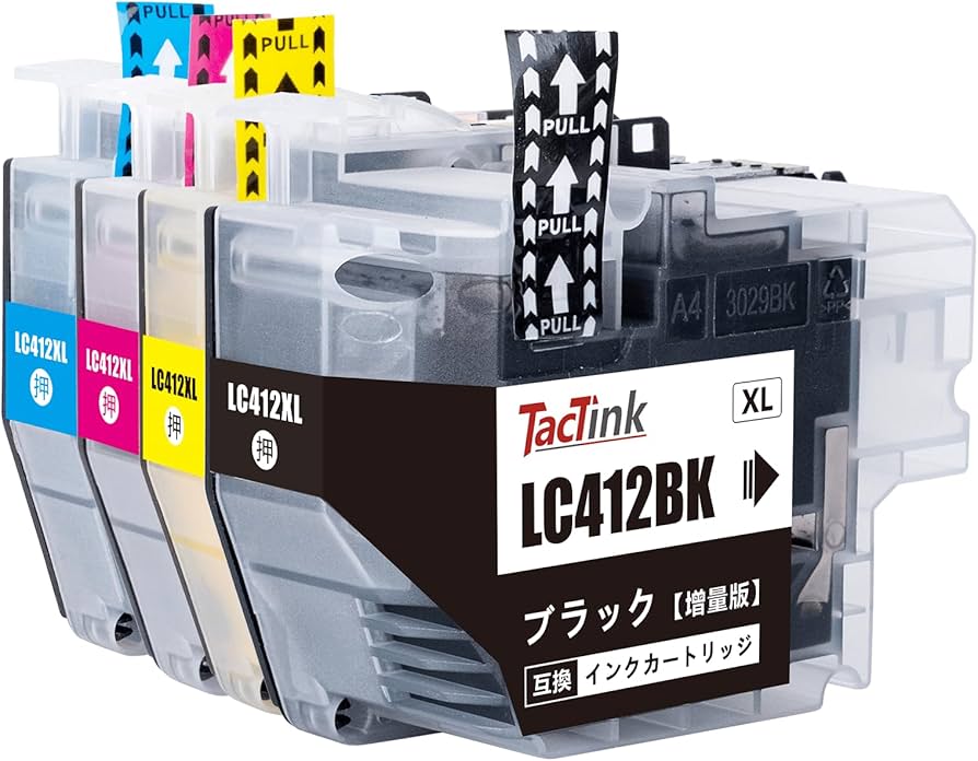 Amazon.co.jp: LC412XL LC412XL-4PK 互換 Brother MFC-J7300CDW MFC
