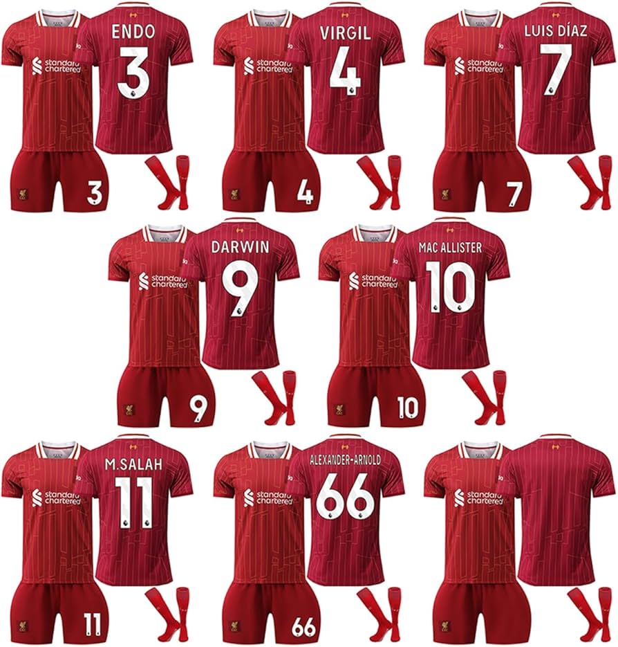 Amazon.co.jp: 24-25 リバプール ホーム サッカーウェア 遠藤航 ヴァン