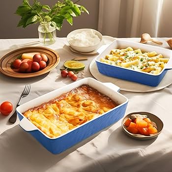 Amazon.com: Krokori Casserole Dishes for Oven, Ceramic Baking
