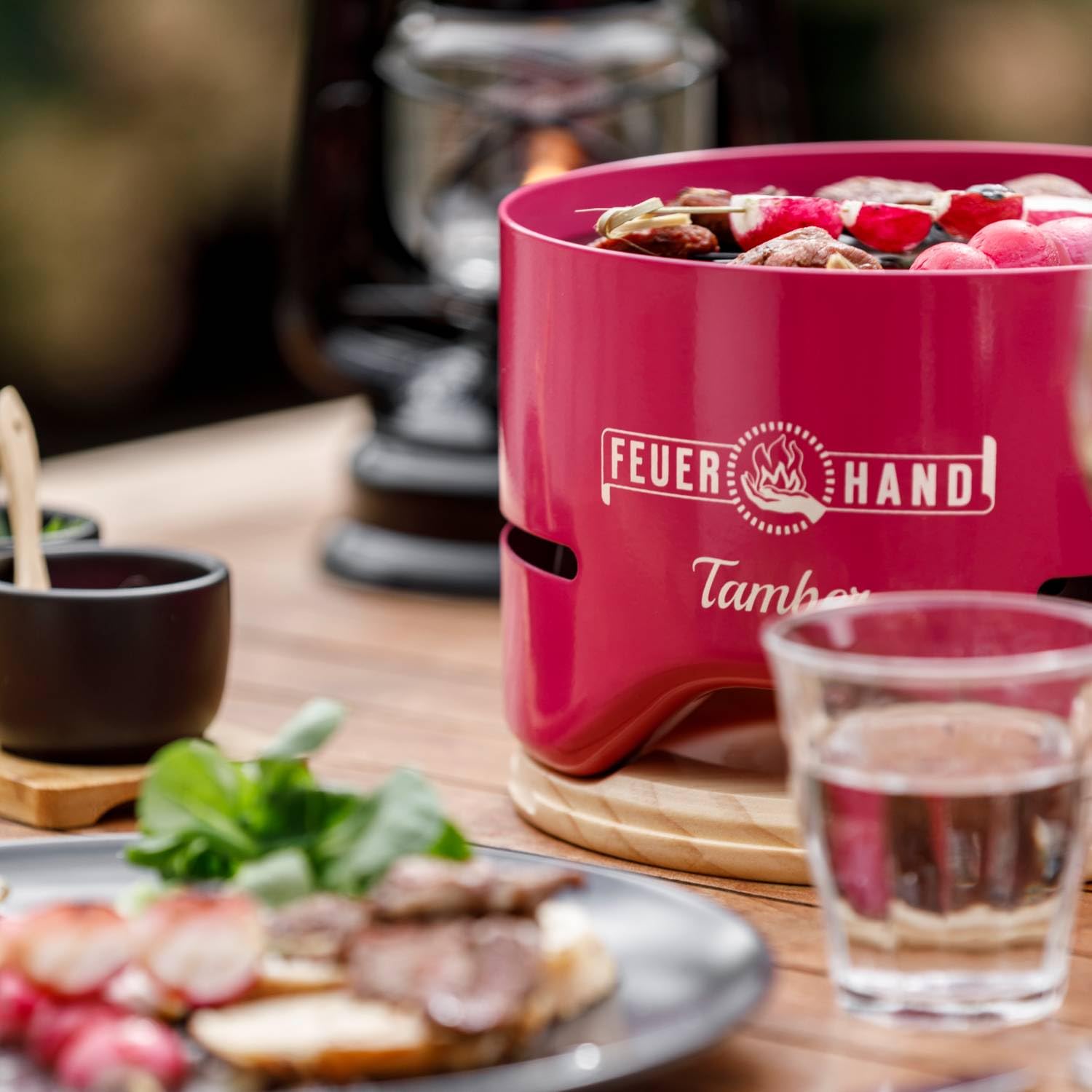 Amazon.com : Petromax Feuerhand Tamber Tabletop Charcoal Grill