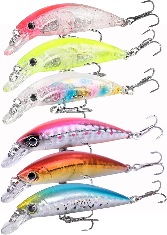 Amazon.co.jp: Contyu 汎用 ルアー セット ヘビーシンキング ミノー