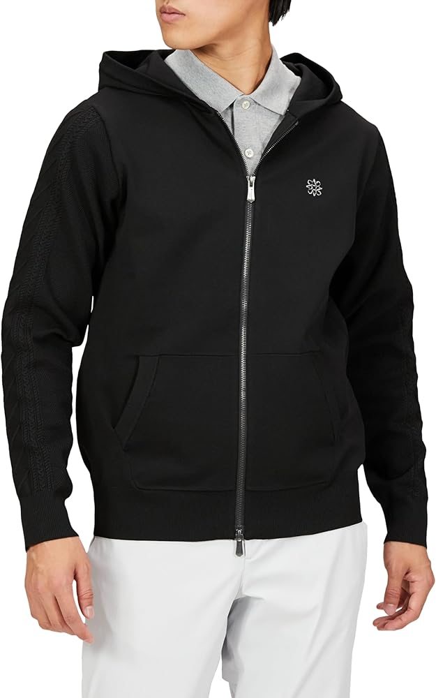 Amazon | [セントアンドリュース] メンズ フルジップニットパーカー