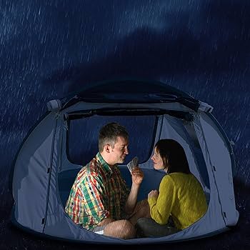 Amazon.co.jp: Eackrola ポップアップテント 2人用 4人用 キャンプ