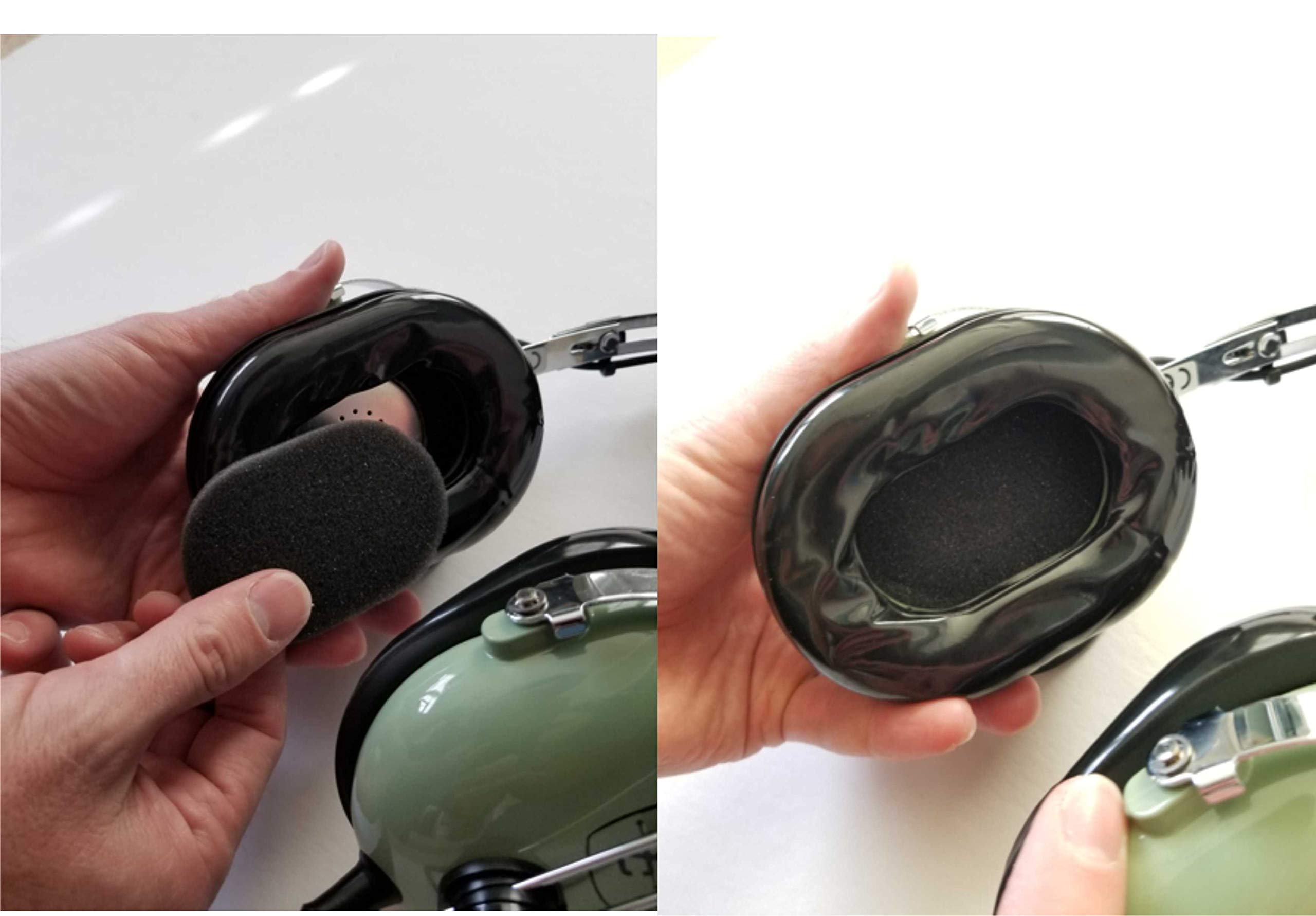 Amazon.com: Aviation Headset Replacement Part Foam Insert (David