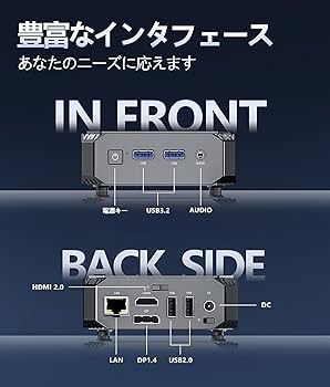 Amazon.co.jp: FIREBATミニPC N150/16GB/512GB/WiFi/BT メモリと